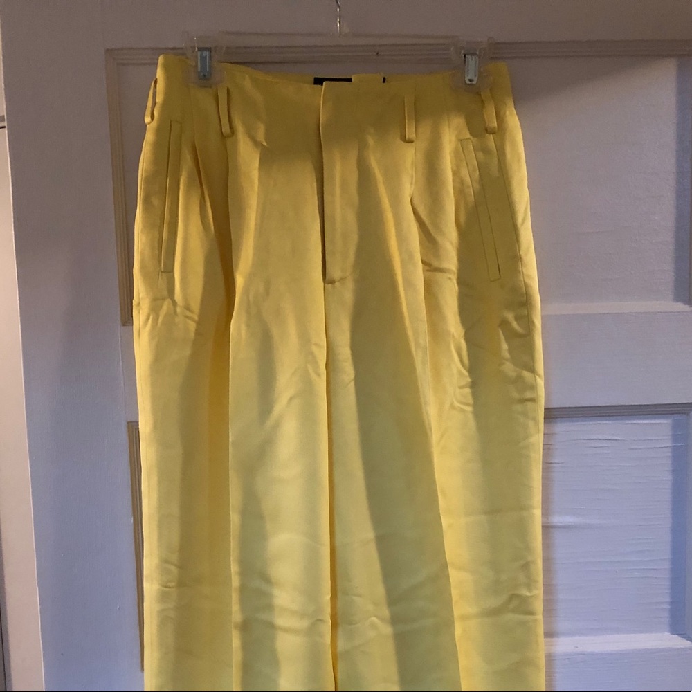 Yellow cropped Ralph Lauren trouser